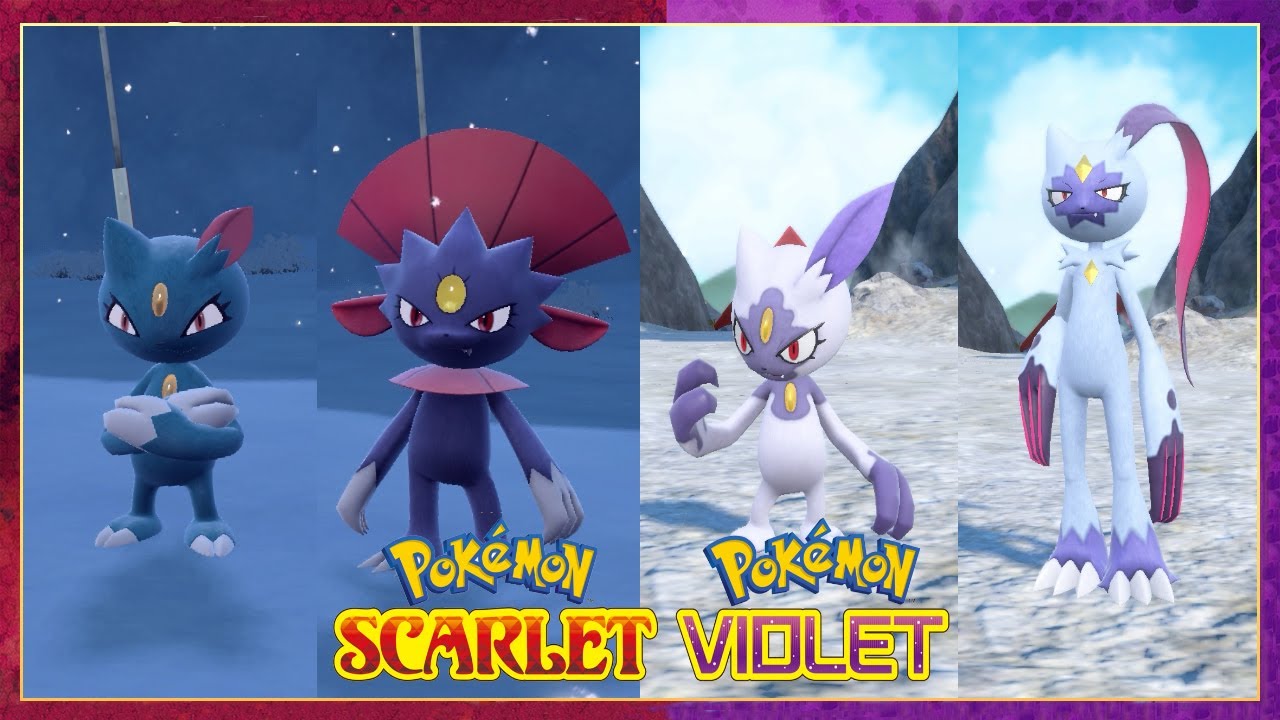 Pokemon Scarlet & Violet How To Evolve Sneasel Into Weavile or Sneasler