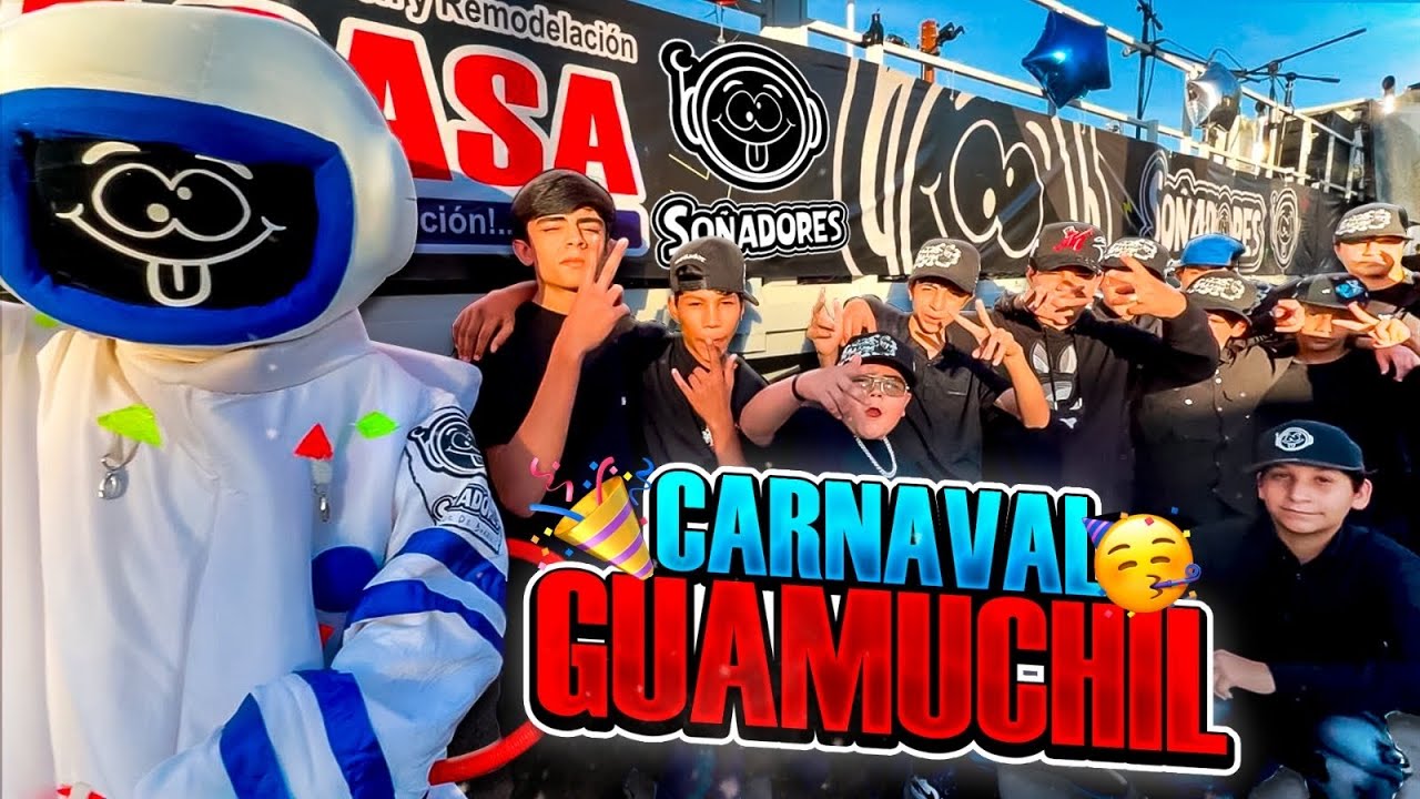 SORPRESA Y DIVERSIÓN EN EL CARNAVAL DE GUAMUCHIL CON SOÑADORES 🎉🕺🏻🧑‍🚀 / Grillo La Duda 