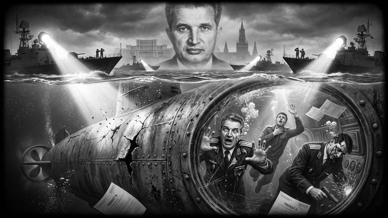 Securitatea a tras în ceafă sub apă: crima din submarinul lui Ceaușescu dezvăluită!​