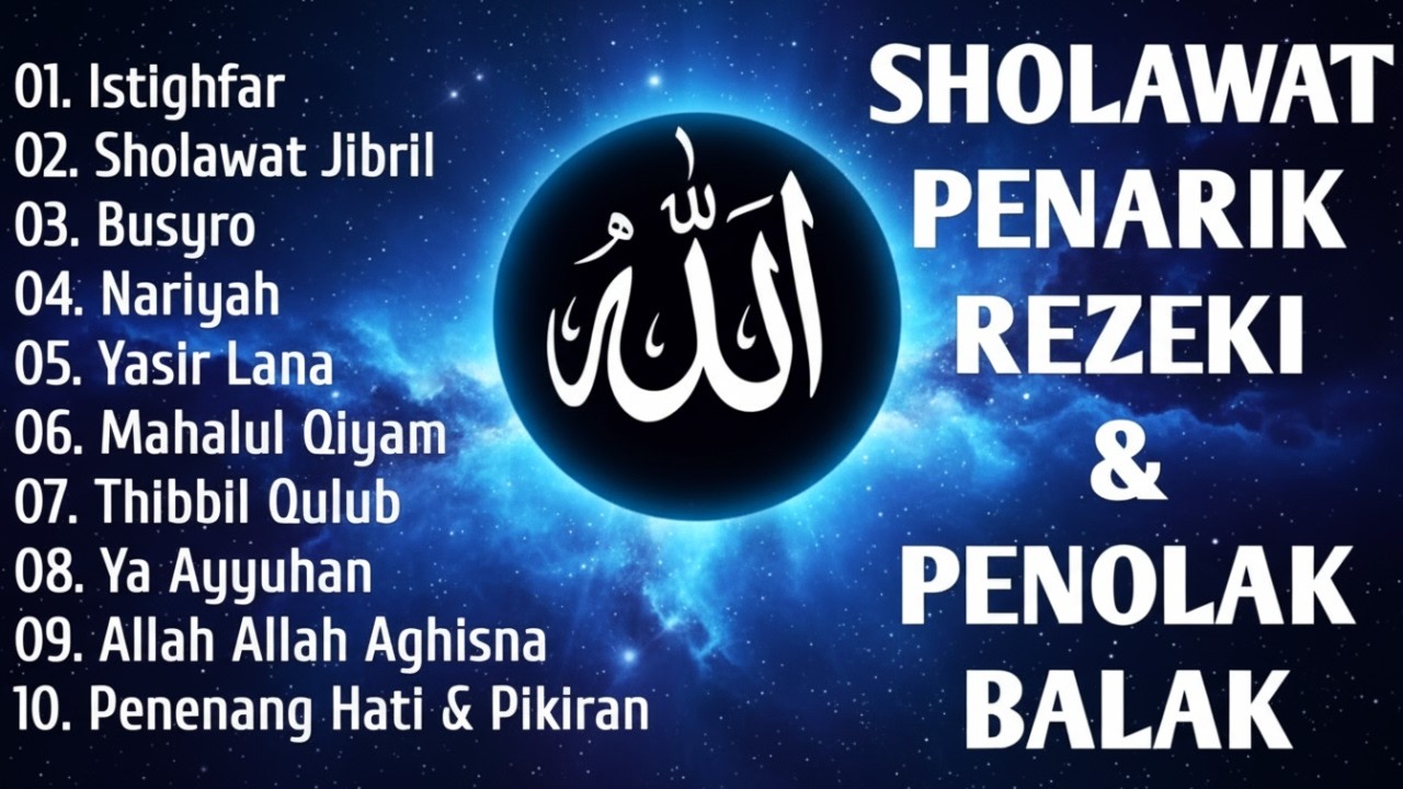SHOLAWAT JIBRIL PEMBUKA PINTU REZEKI Astaghfirullah SHOLAWAT NABI MERDU TERBARU 2026