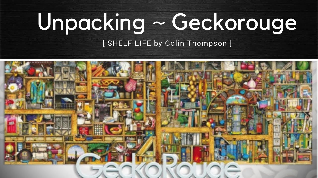 Unpacking my first #geckorouge ~Shelf Life by Colin Thompson