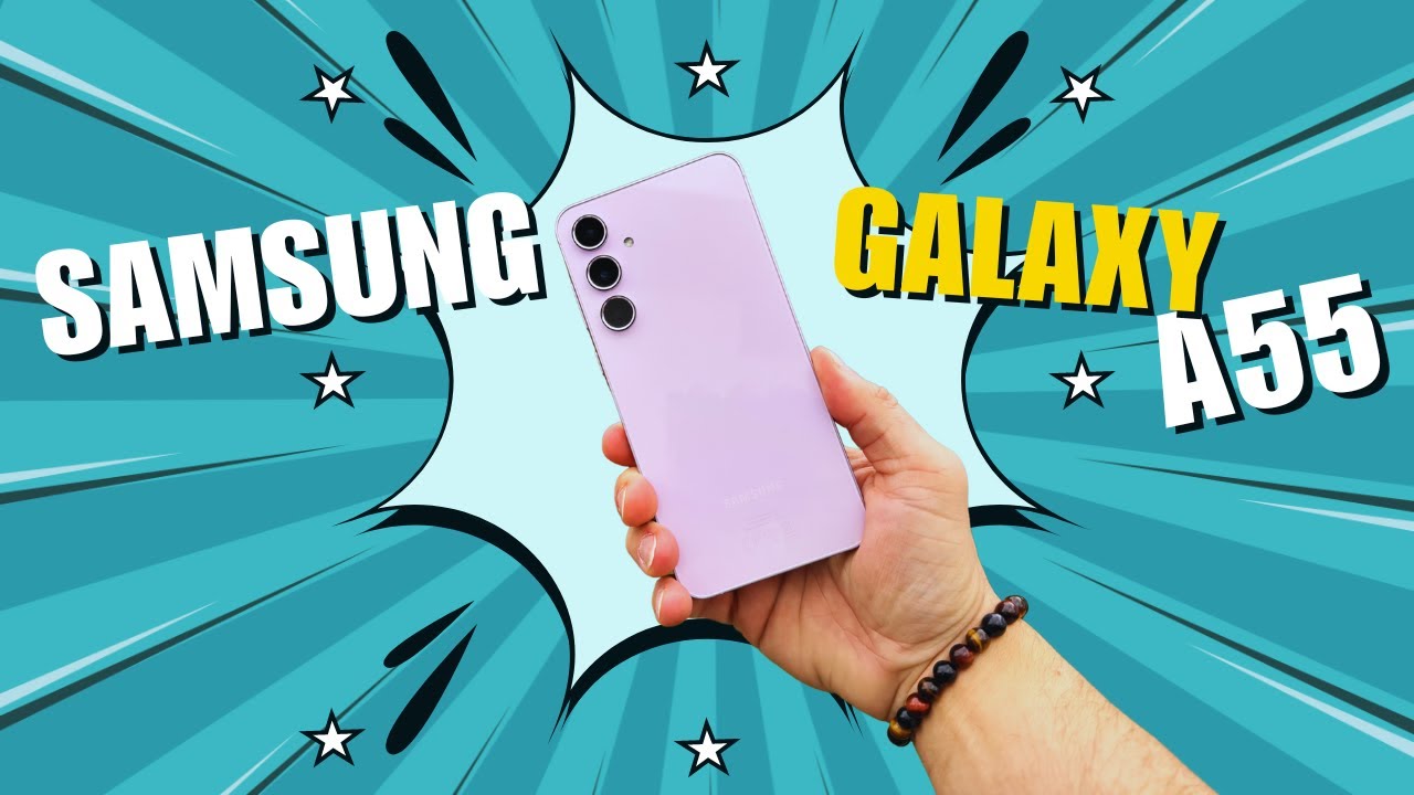 SAMSUNG GALAXY A55 : HAUT OU MILIEU DE GAMME? @Samsung