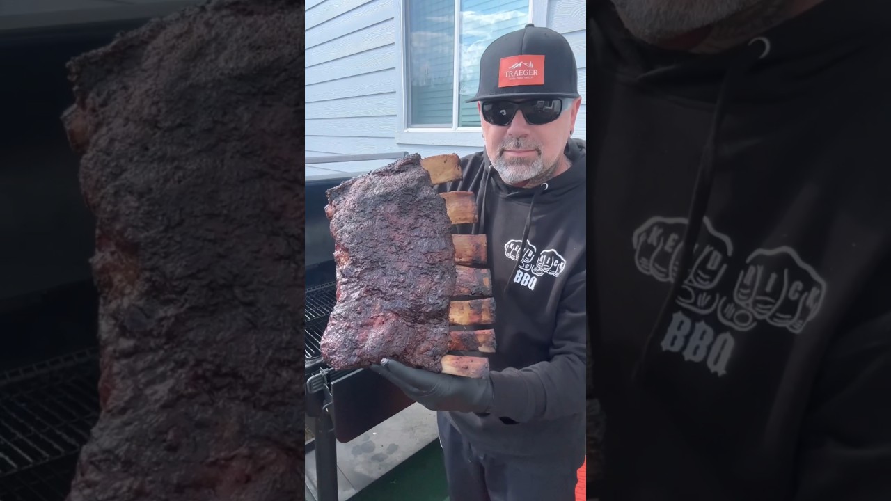 How to smoked Beef Plate/Dino Ribs #ribs #bbqribs #beefribs #brisket #smokedbrisket