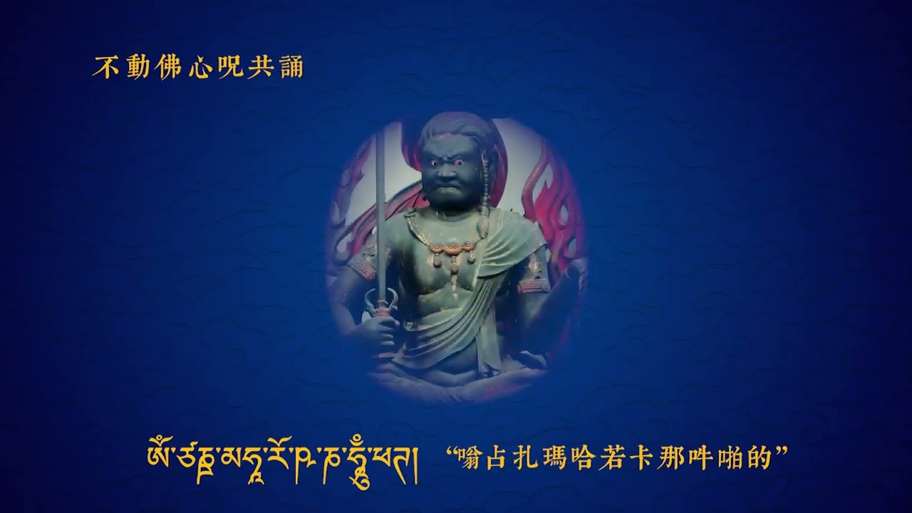 《不动佛心咒仪轨》传承+共诵