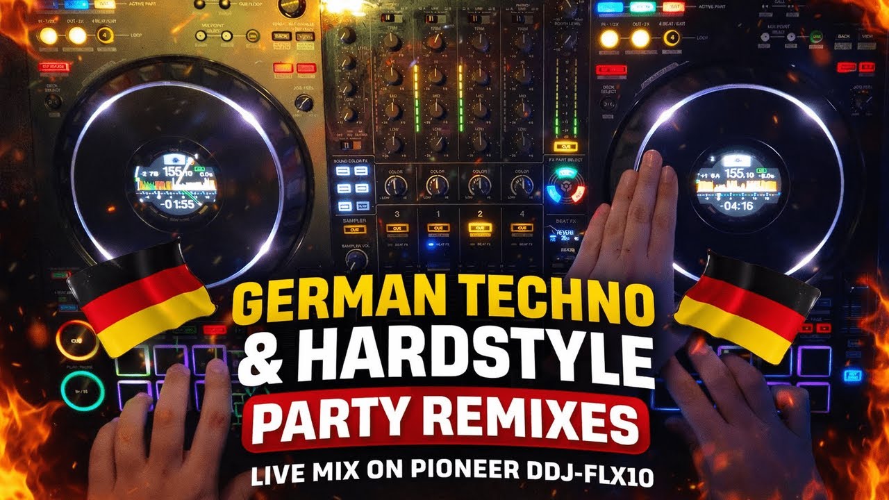 Freestyle Party Mix: German Techno & Hardstyle Remixes (DDJ-FLX10)