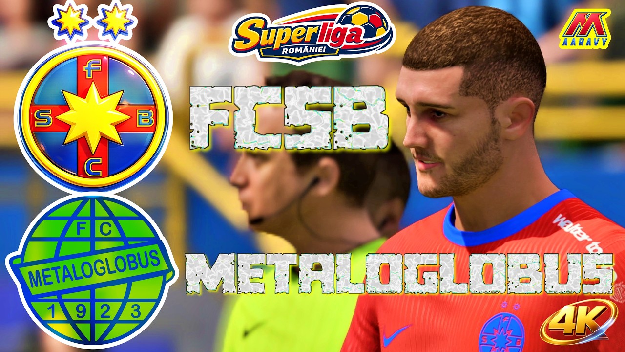 FCSB против Metaloglobus, 1-й этап плей-офф сезона 2025-2026 | FC 26 4K