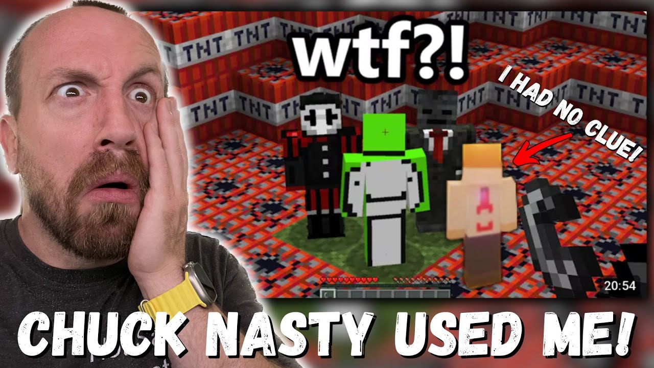 CHUCK NASTY USED ME!!! (Tricking youtubers into falling for the greatest trap of all time REACTION)