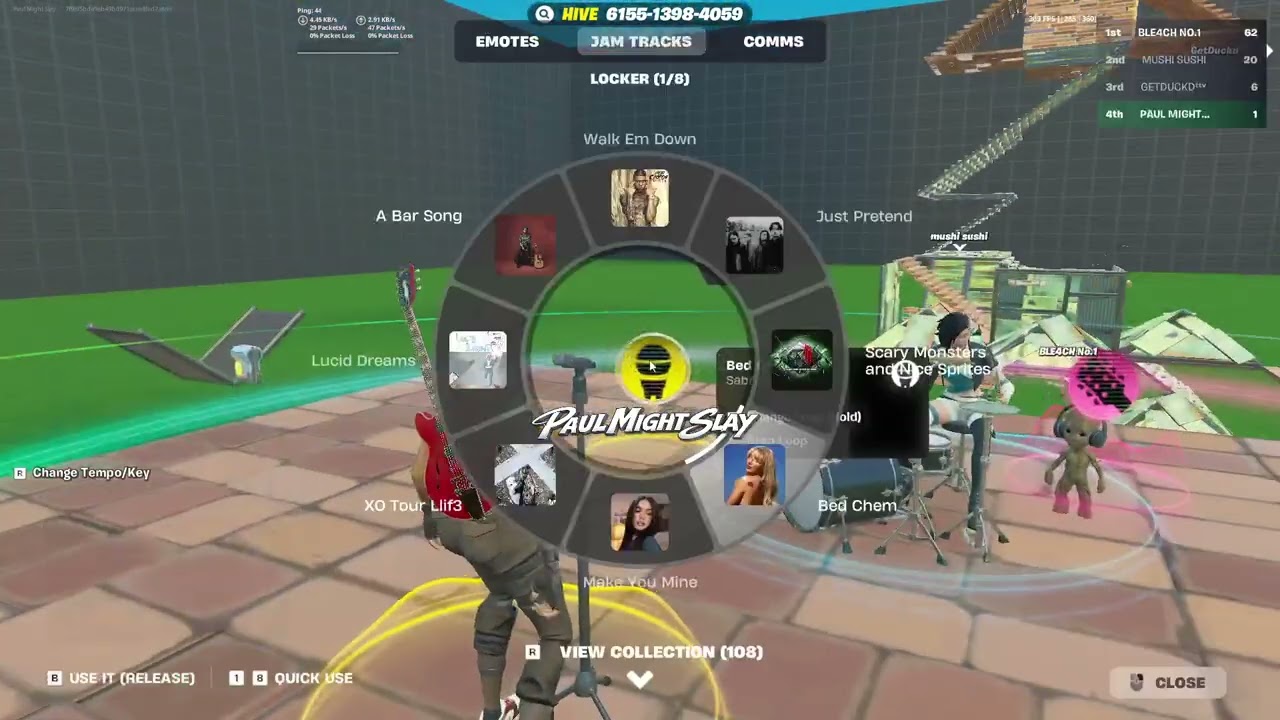 Fortnite Jam Tracks Mashups Sabrina x Madison x Bad Omens