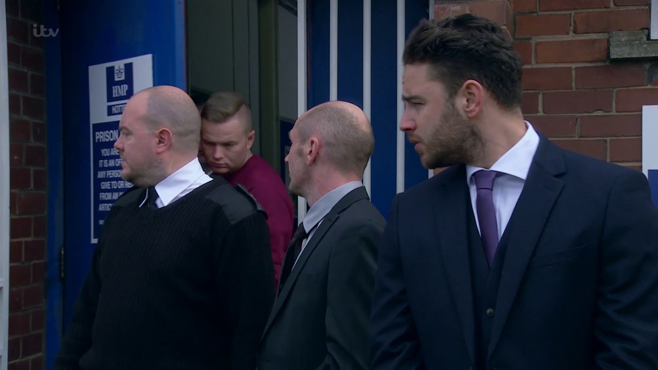 Adam Is Loaded Into a Prison Van - Emmerdale