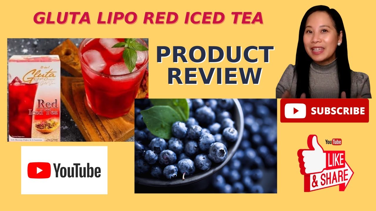 #VIRAL GLUTA LIPO RED ICED TEA STORY | PRODUCT REVIEW | BLUEBERRIES