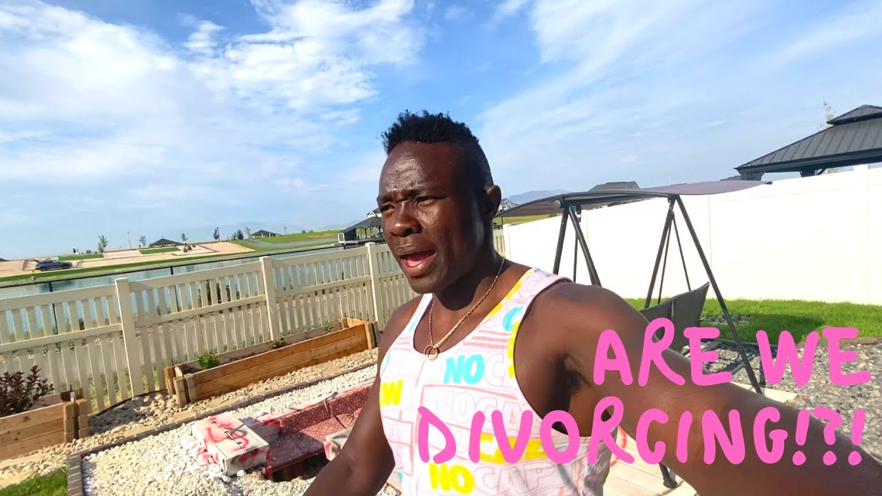 WE Getting A Divorce!!! || Finished Back Yard Tour