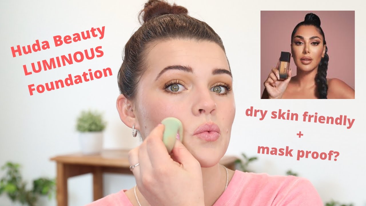 NEW huda beauty #fauxfilter LUMINOUS matte foundation review on dry skin- new foundation in pro kit?