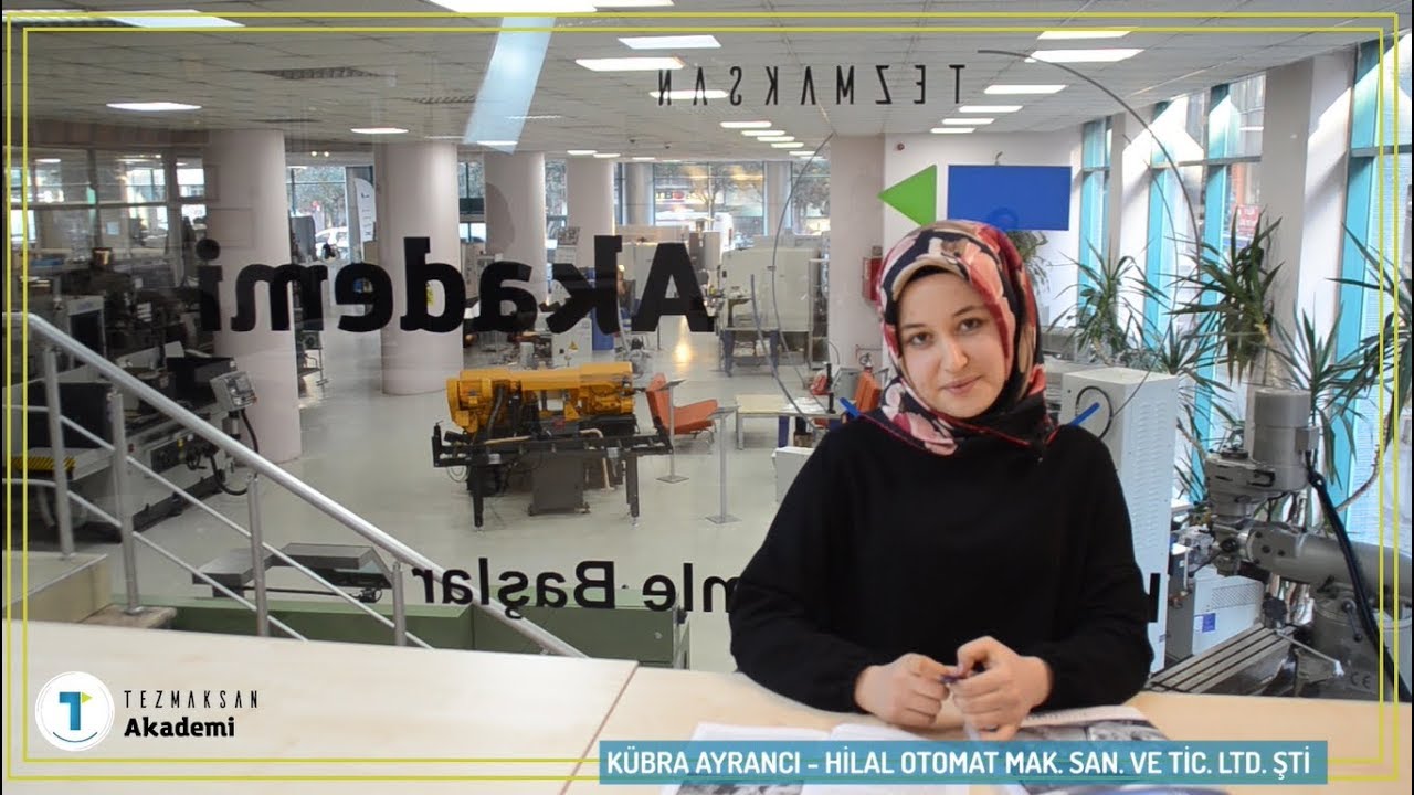 Tezmaksan Akademi CNC Torna Operat&ouml;r Eğitimimize katılan K&uuml;bra hanım ile kısa bir r&ouml;portaj yaptık .
