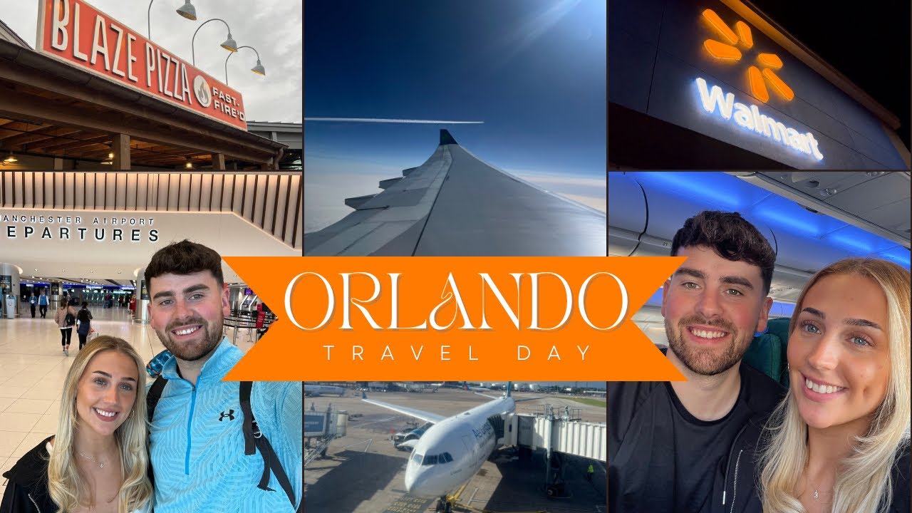 ORLANDO FLORIDA TRAVEL DAY | Walmart | Blaze Pizza | Aer Lingus