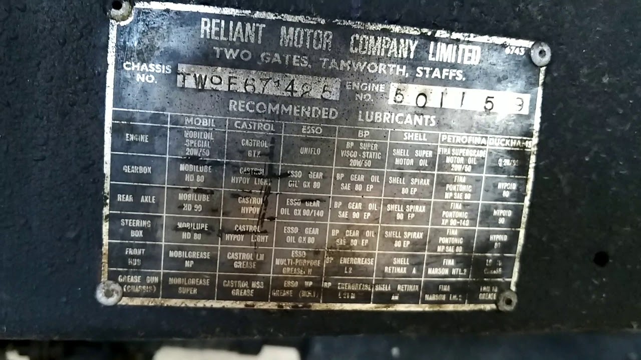 Vehicle Tour: Reliant Ant TW9 three-wheel commercial vehicle