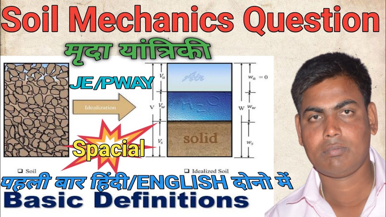 Soil mechanics mcq// soil mechanics Hindi /English//je pway Question bank @RailPath