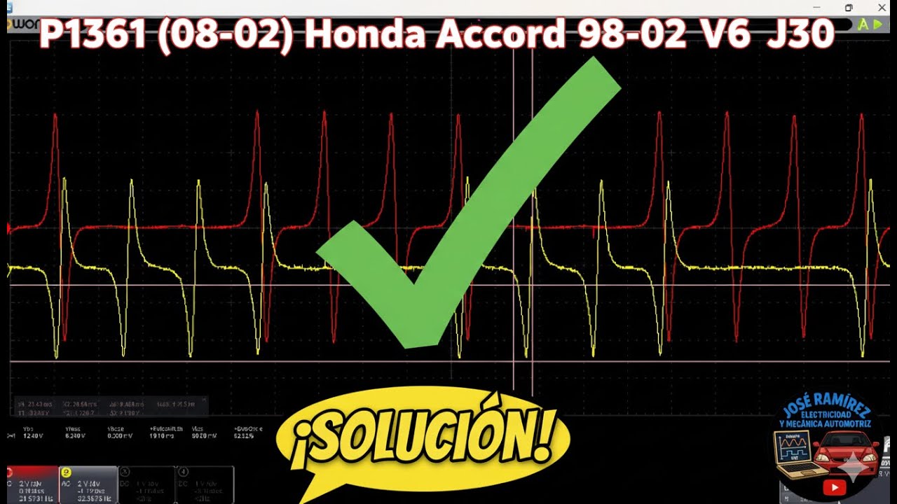Falla TDC P1361 (08-02) Honda Accord 98-02 V6 J30