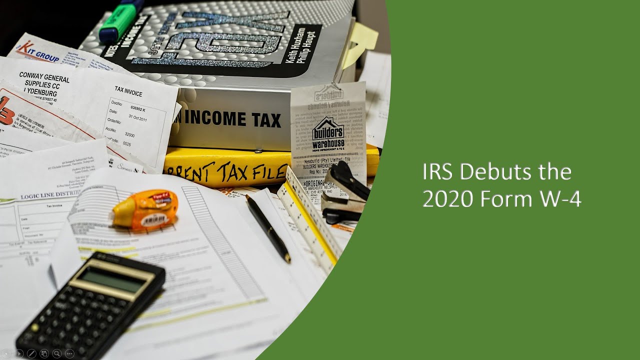 HR Rescue: IRS Debuts the 2020 Form W-4