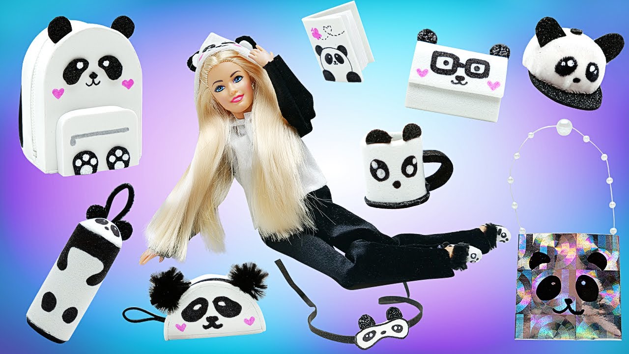 TROP MIGNON ! 😍🐼 Bricolage style Panda pour ta poupée || DIY Kawaii par Sam