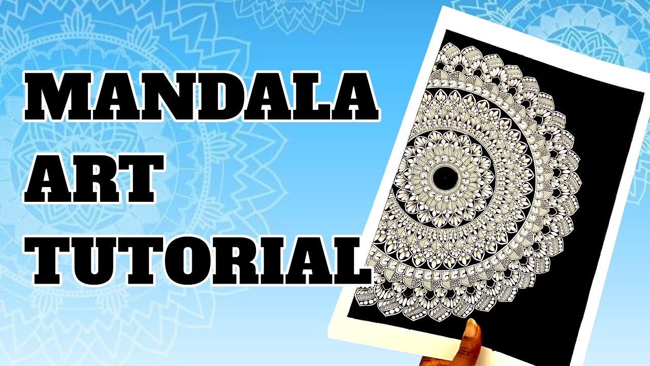 HOW TO MAKE MANDALA ART STEP BY STEP | MANDALA ART TUTORIAL | EASY MANDALA ART  