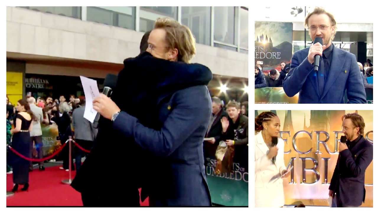 The secrets of Dumbledore  - world premiere but ONLY Tom Felton scenes