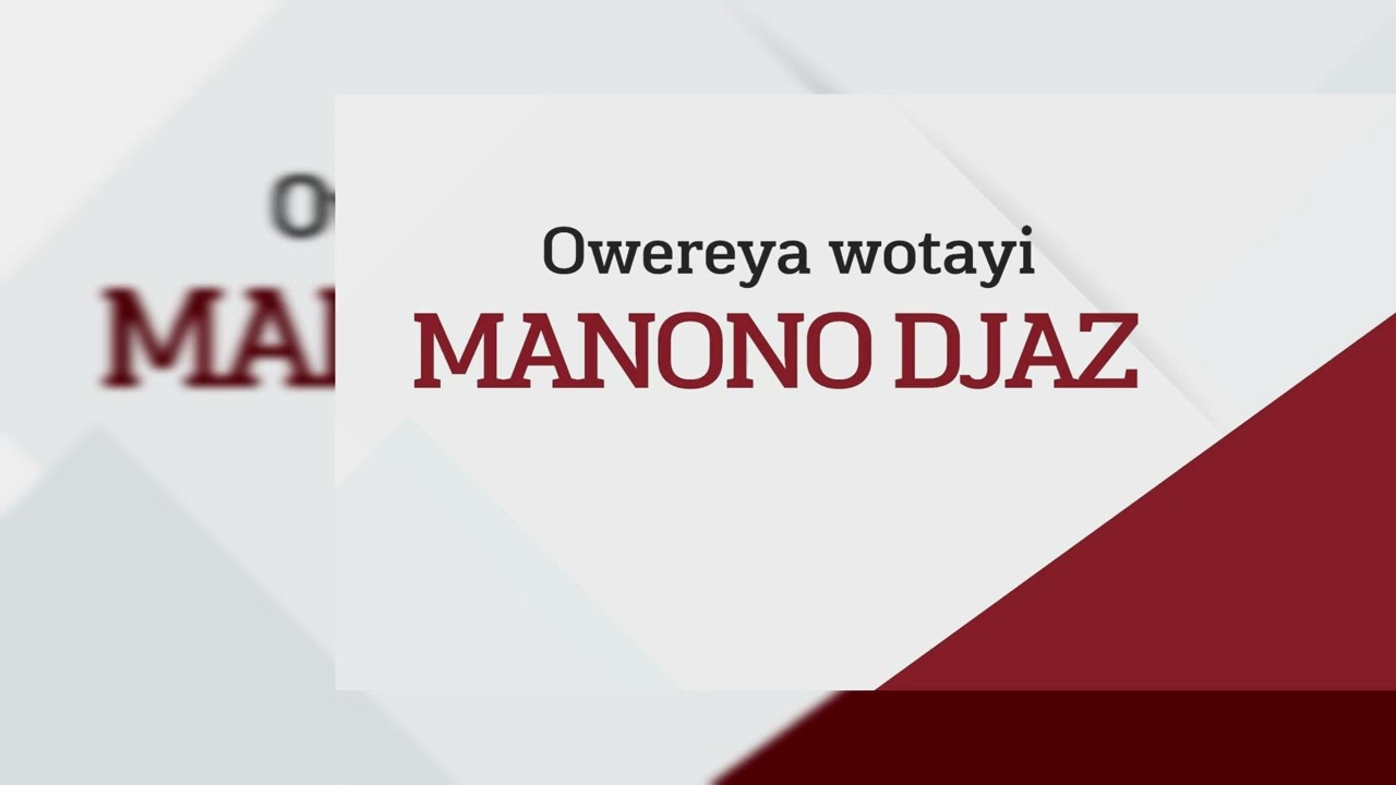 Manono Woreya (Oficial &Aacute;udio)