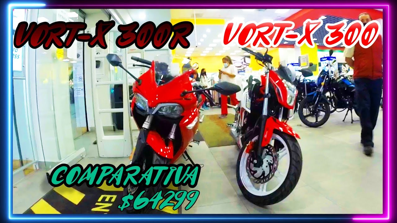 ⚫🔴VORT-X 300 R y VORT-X 300 Comparación /💲 PRECIO DE 64000 PESOS | AHORA SI SE ANIMAN ?????