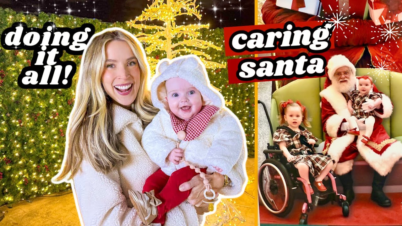 very special santa visit + christmas lights takeover (finally) 🎄 VLOG