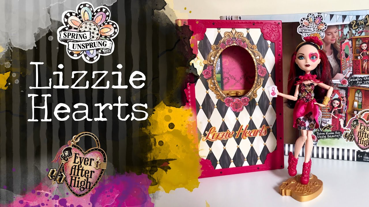 Review LIZZIE HEARTS | PLAYSET SPRING UNSPRUNG | Ever After High