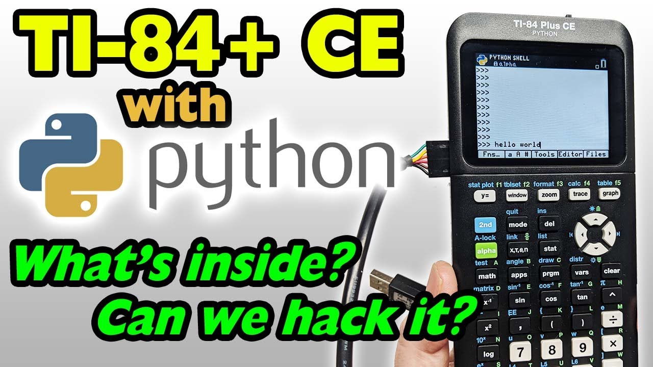 Внутри калькулятора TI 84 Python Edition!