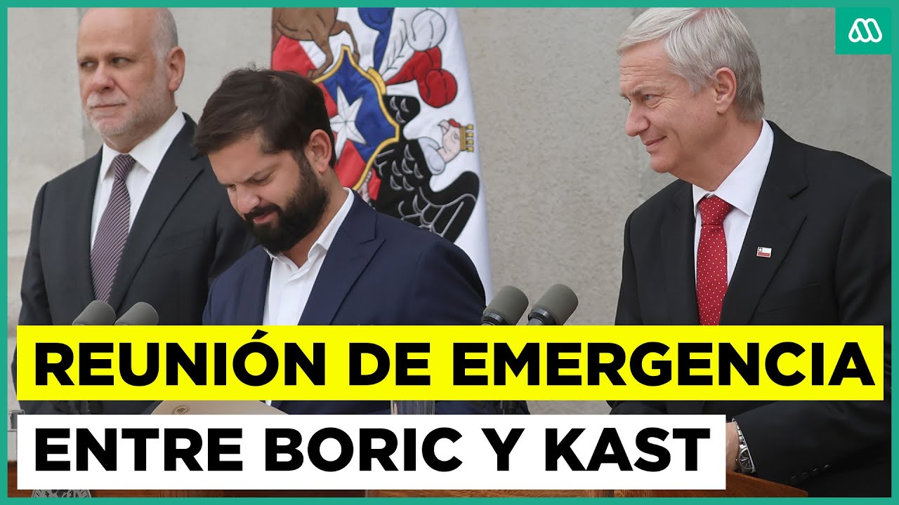 Los detalles de la reunión de emergencia entre Boric y Kast por la emergencia por los incendios