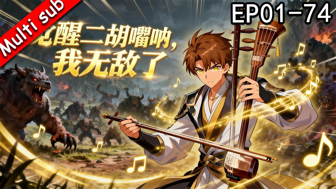 【S1完結】⚡覺醒二胡嗩吶，我無敵了 EP01-74 ⚔️ 覺醒嗩吶召來地獄之門， 別人刀劍屠龍，我一曲送走百萬兇獸！#动态漫画 #系统流 #热血战斗