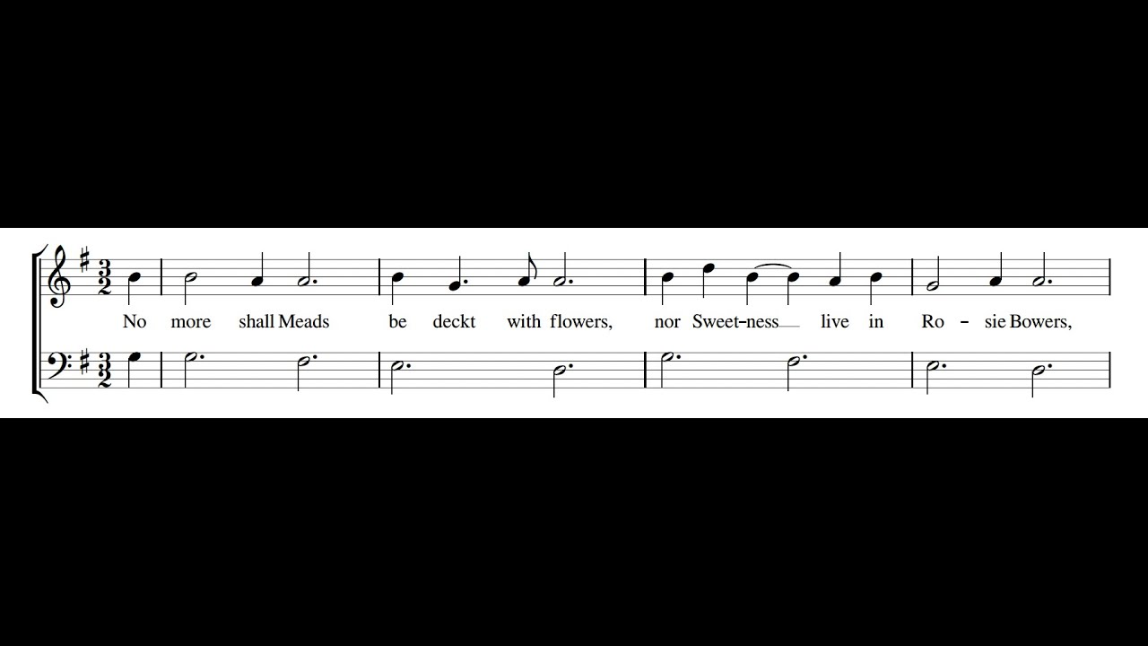 NICHOLAS LANIER: Love's constancy (No more shall meads) PDF SCORE