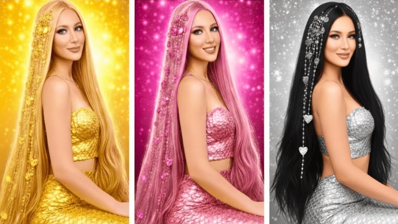 💖От модной куклы до королевы русалок! 🧜Волшебное преображение