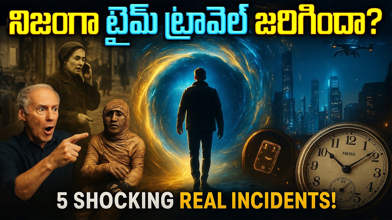 ఈ వ్యక్తి ఎలా భవిష్యత్తు నుంచి గతానికి వెళ్ళాడు | 5 Astonishing Incidents of Real Time Travel