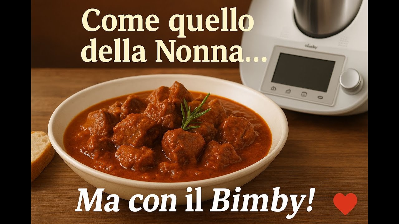 Lo Spezzatino Come Quello della Nonna… Ma con il Bimby!  👩‍🍳