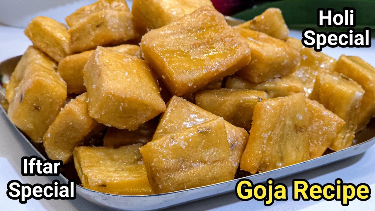 Holi Special Goja Recipe l एक बार बनाये हफ्तो तक खाए l Khasta Goja Sweet Recipe l Indian Sweets 