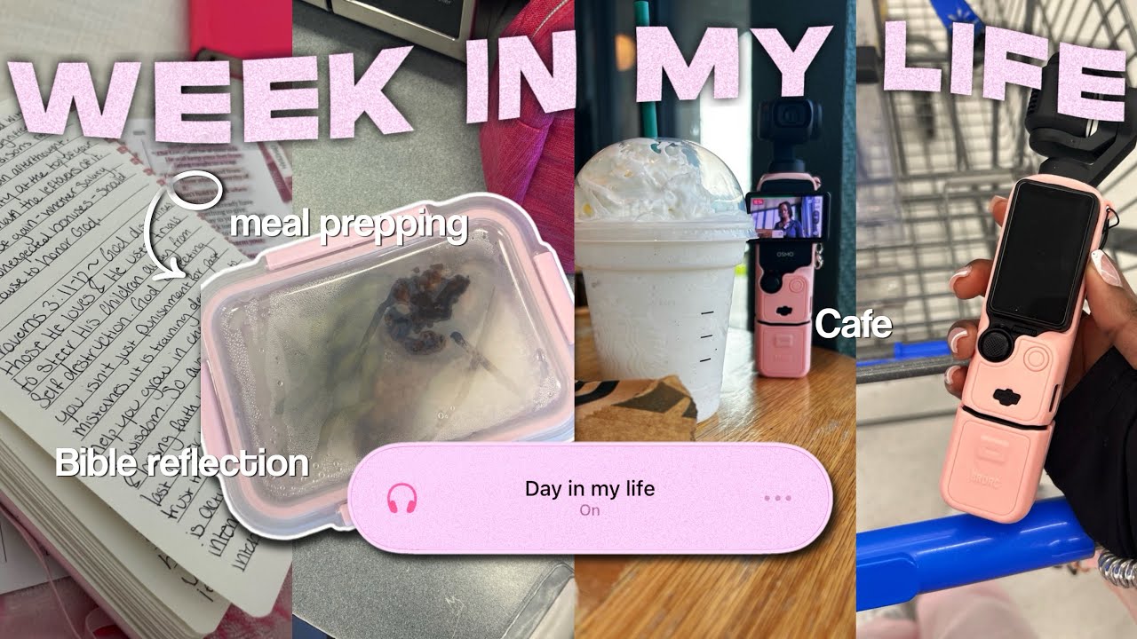 A DAY IN MY LIFE | meal prep, starbucks, bible reflection, running errands, cooking 