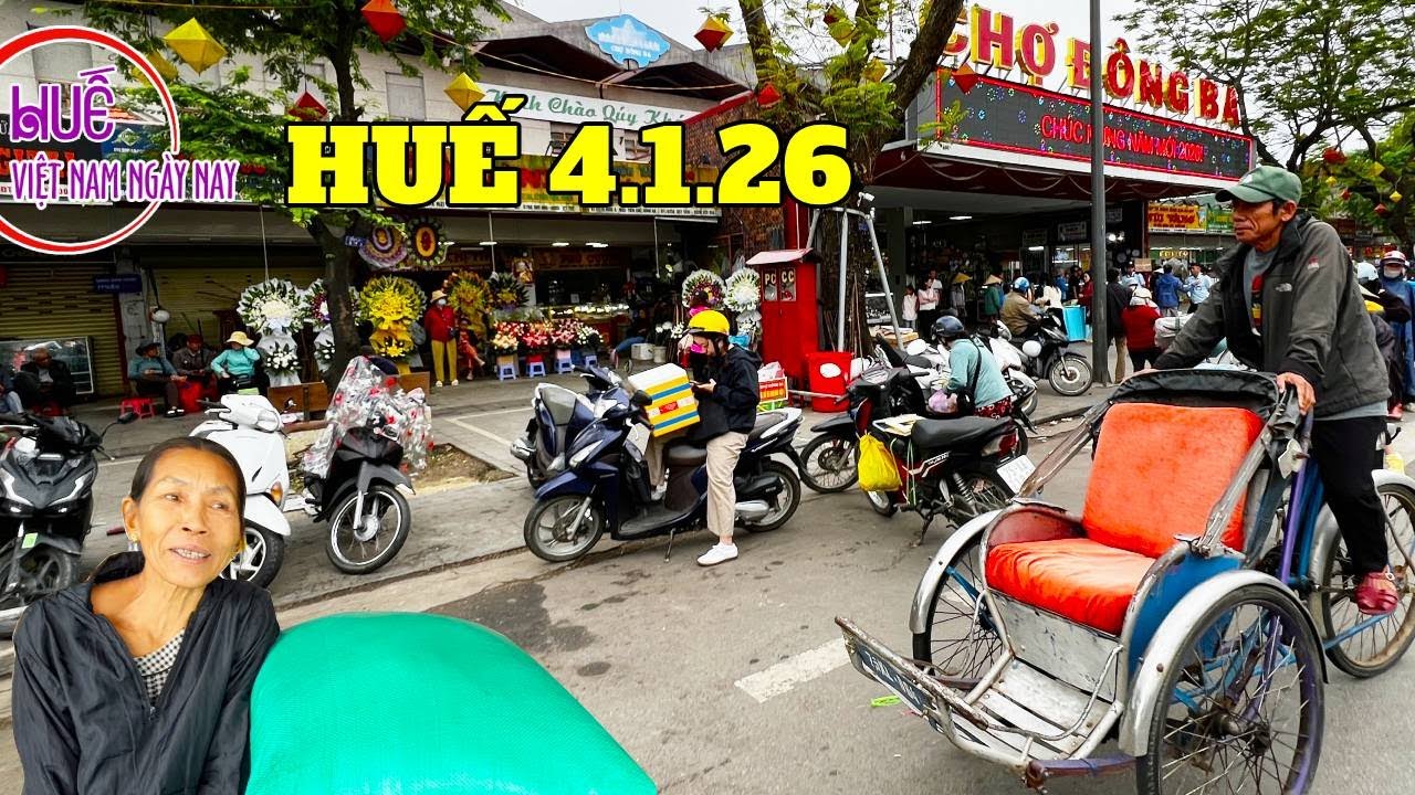 Buổi Sáng Ngày Đẹp Đẽ Đặc Biệt Nhiều Niềm Vui Và Yêu Thương Về Quê Hương Ở Chợ Đông Ba - Huế