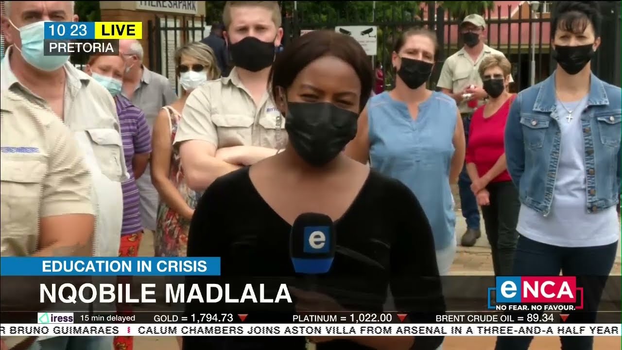 Simmering tension at Pretoria school
