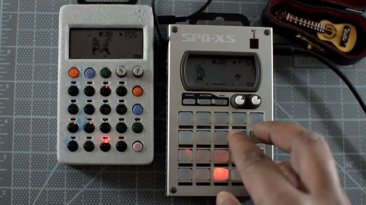 Chill Lofi Beat on Two Teenage Engineering's Pocket Operator PO-33 K.O.