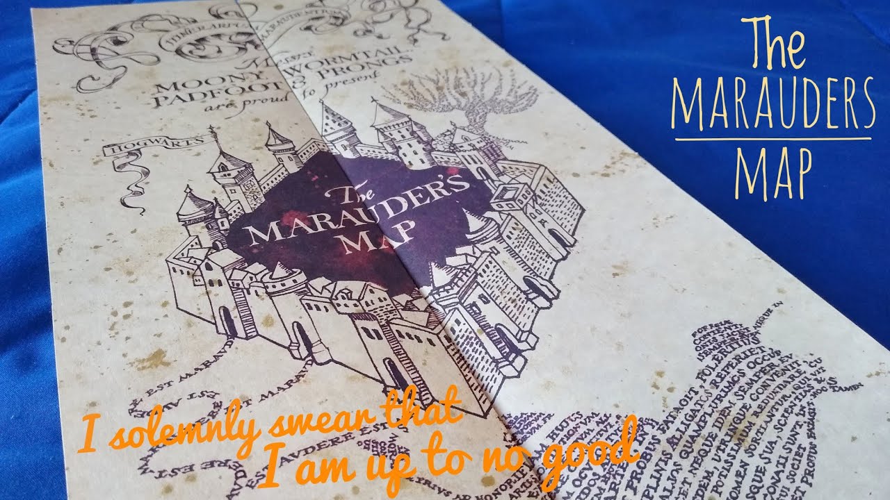The Marauders Map | The Noble Collection: Harry Potter