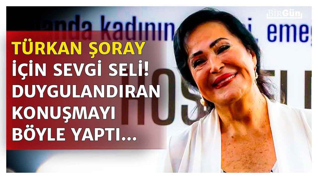 Sahneye çıkan Türkan Şoray’dan herkesi duygulandıran sözler: “Büyük mutluluk ve heyecan içindeyim!”