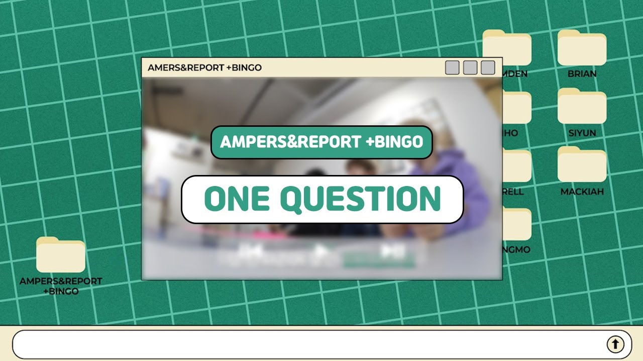 앰퍼샌드원 (AMPERS&ONE) - AMPERS&REPORT +BINGO✏