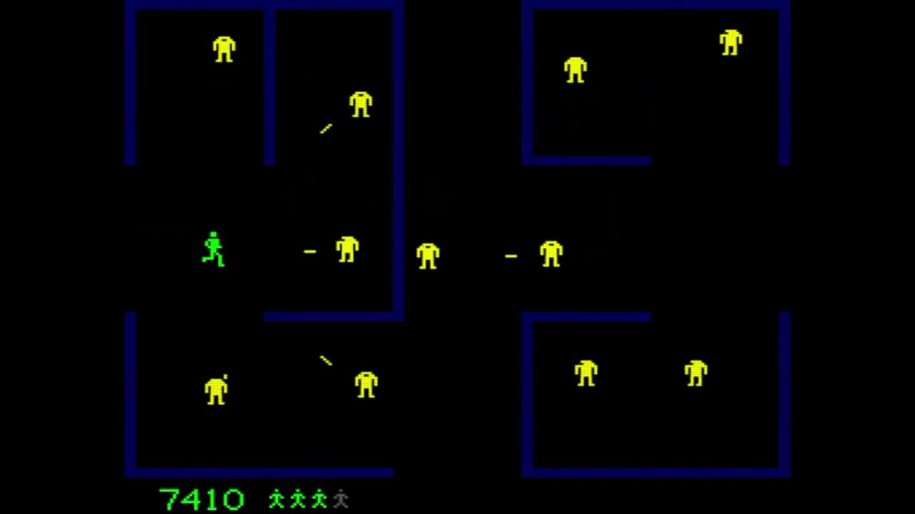 Berzerk (Arcade) gameplay