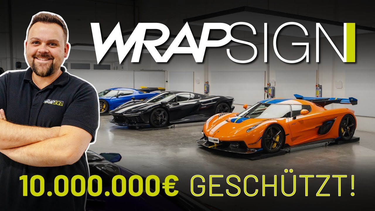 🤯 Lackschutzfolierung f&uuml;r &euro;10Mio Hypercars - WRAPSIGN PPF Ferrari SP3 Daytona + 2x Koenigsegg Jesko