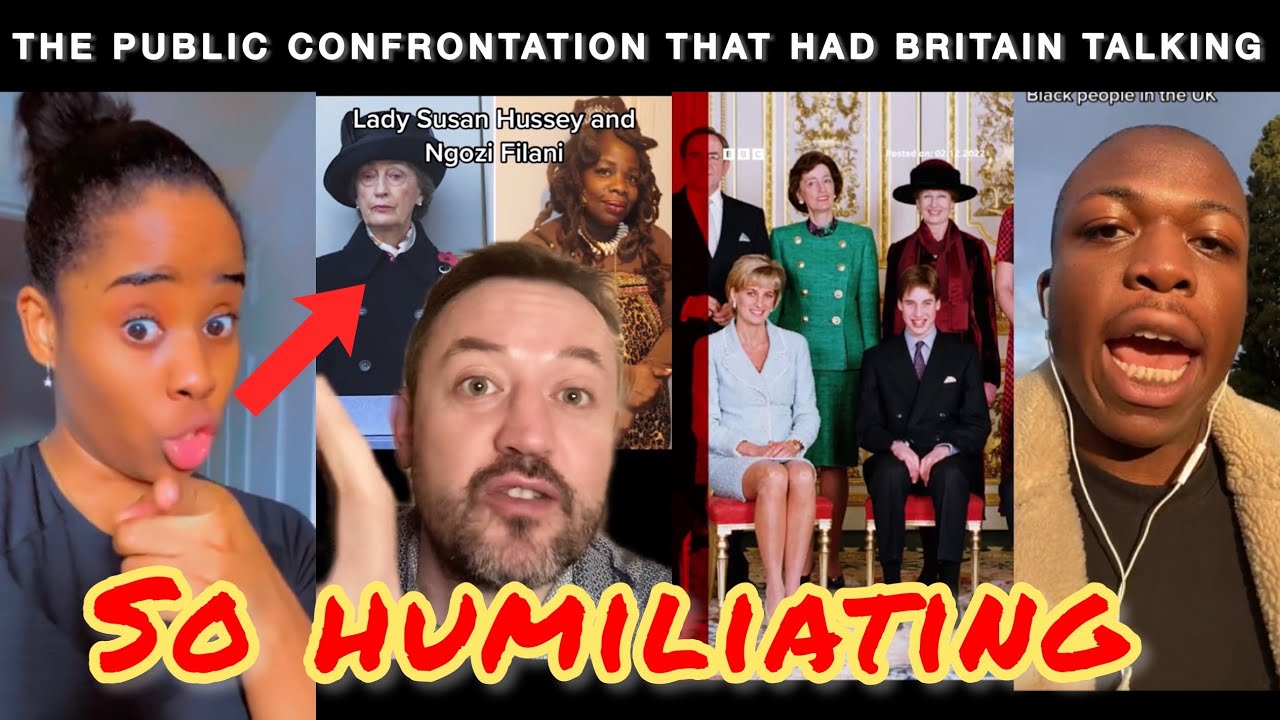 This happened to a BLACK WOMAN  in BUCKINGHAM PALACE !