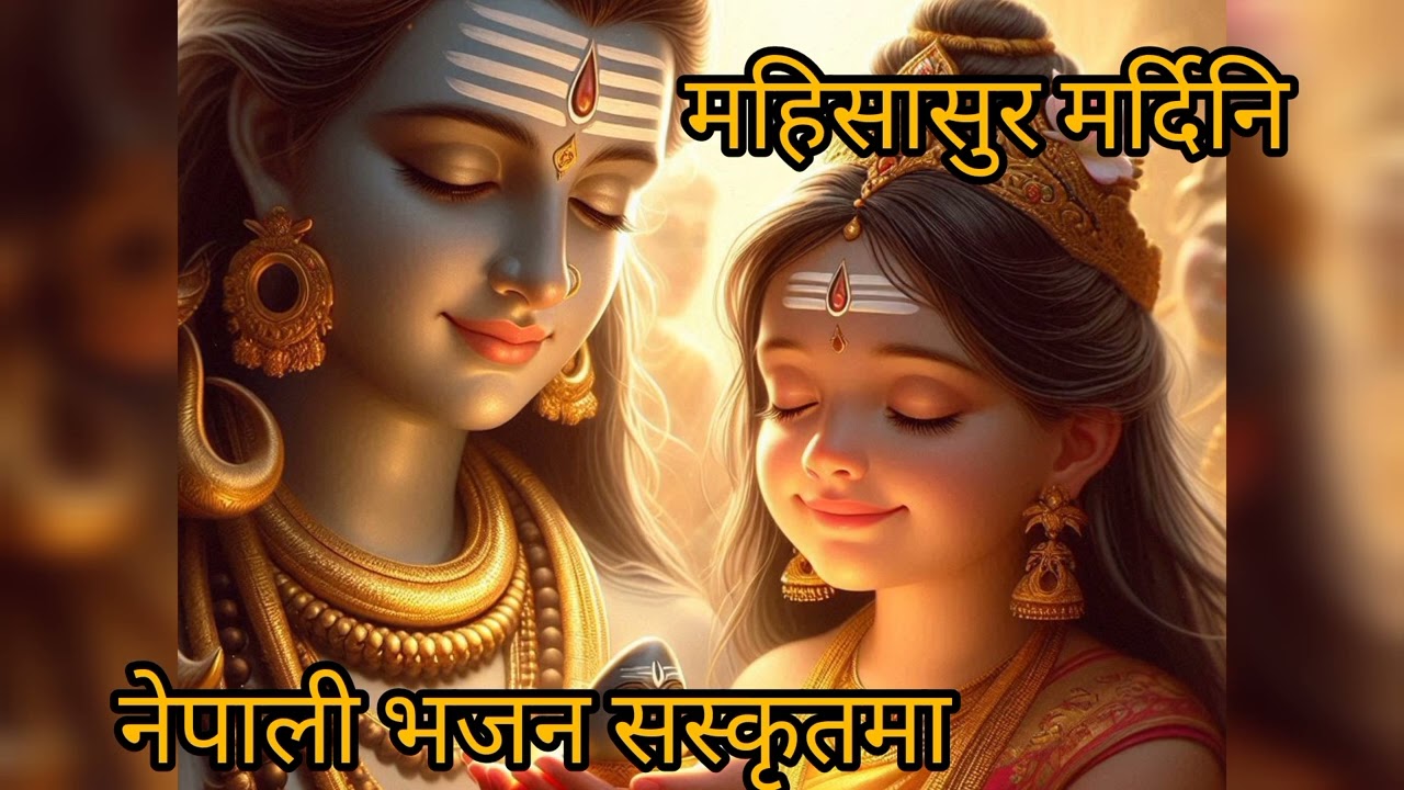 नेपाली भजन।।महिसासुर मर्दिनि।।सस्कृतमा।।new nepali bhajan