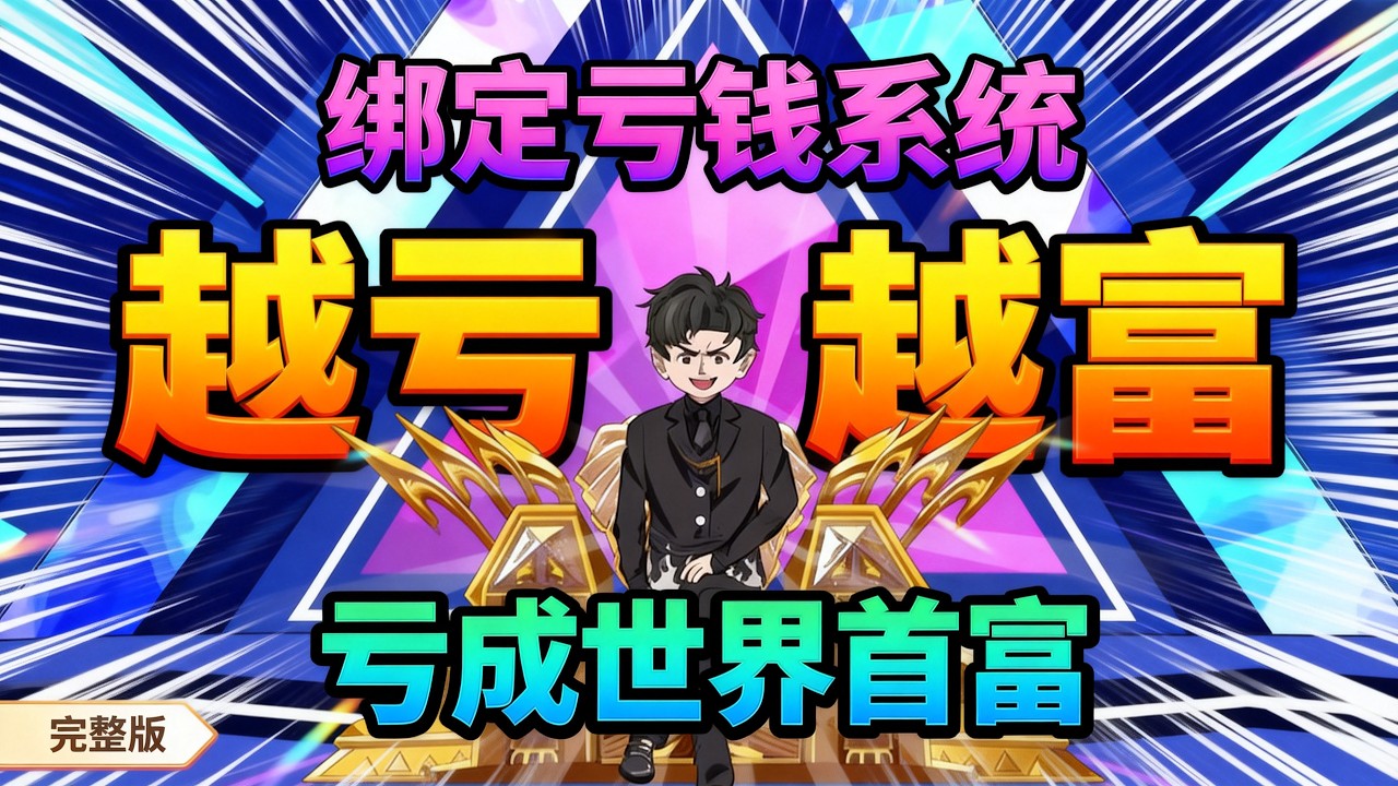 【一口气看完】绑定亏钱系统，越亏钱越暴富！投资必亏却解锁亿万补贴，创业失败竟斩获稀缺资源，送钱给对手反而赚得盆满钵满！#夜一漫谈 #公司全是老六：可我只想亏钱啊