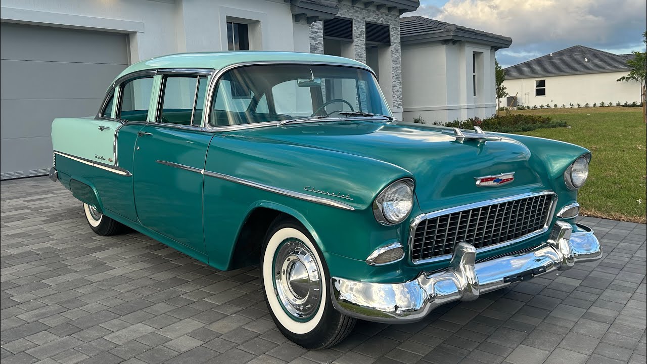 Te sorprenderás al saber lo BARATO y BUENO que está este 1955 Chevrolet Belair - SOLD!